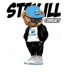 Air Jordan 11 Legend Blue Carolina Blue T-Shirt (Stay ill Bear)| illcurrency