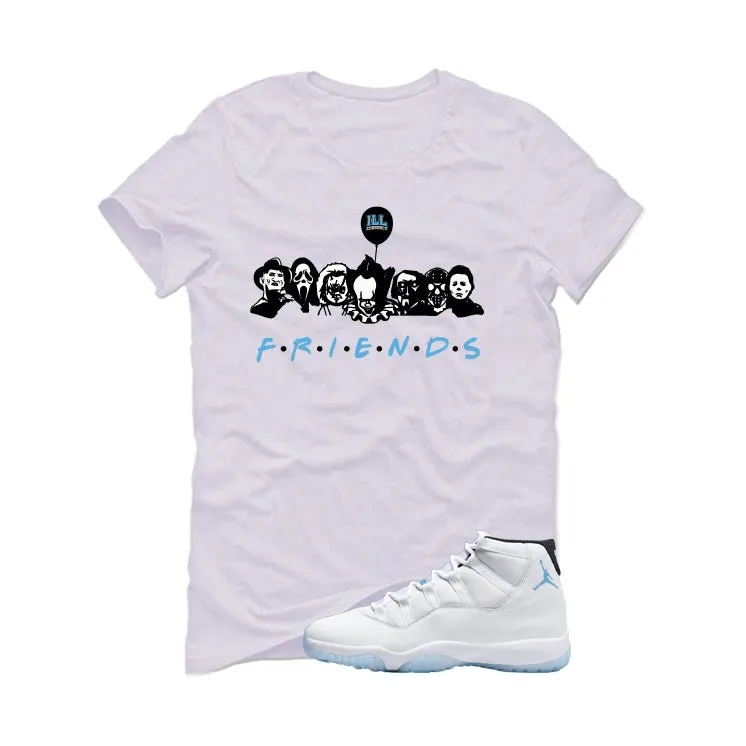 Air Jordan 11 Legend Blue White T-Shirt (Friends)| illcurrency