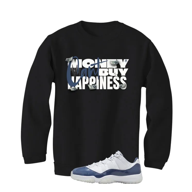 Air Jordan 11 Low Diffused Blue Black T-Shirt (money cant buy)| illcurrency
