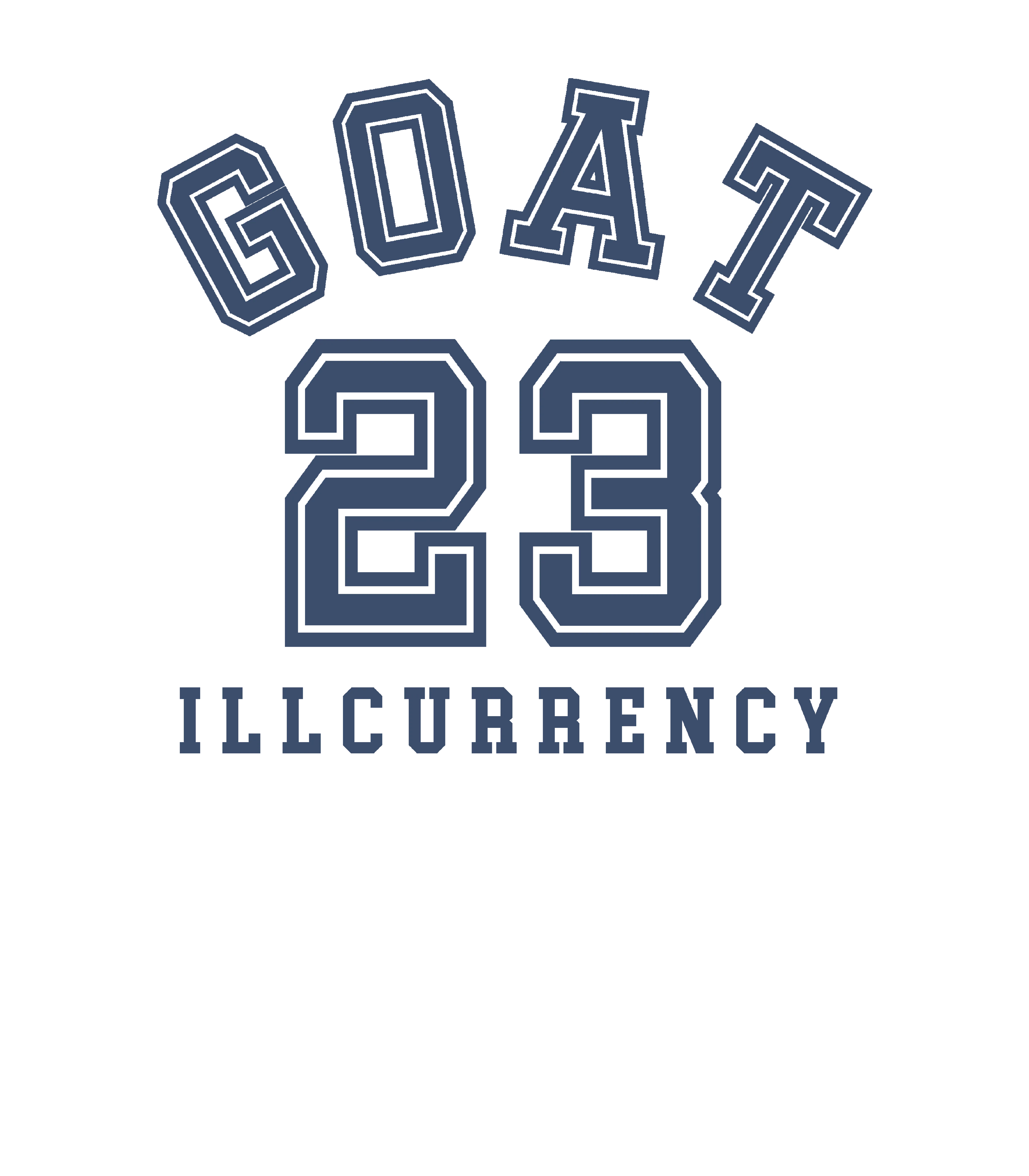 Air Jordan 11 Low Diffused Blue White T-Shirt (GOAT 23)| illcurrency