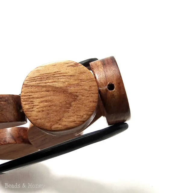 Bayong Wood Bead Thick Coin 20mm (10pcs)