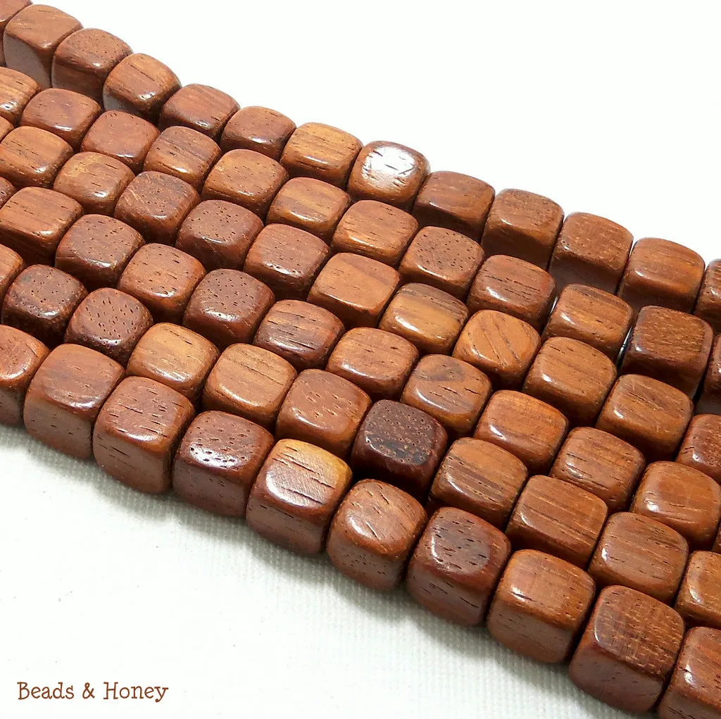 Bayong Wood Square Cube 10mm (Full Strand)