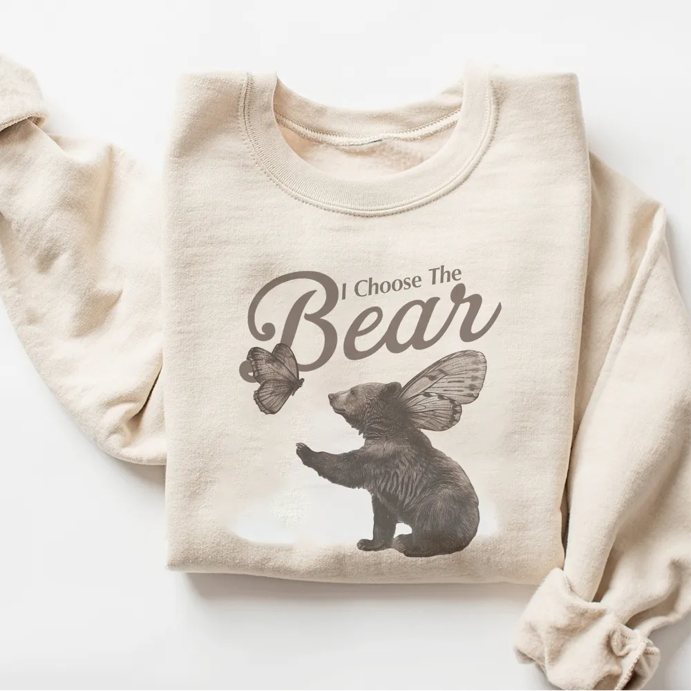 Bear With Butterfly Wings Vintage T Shirt, Retro 90s Bear Shirt, Butterly Retro Tee, Funny Unisex Adult Bear Graphic T Shirt, Cute Y2k Gift AIREQ1605 23