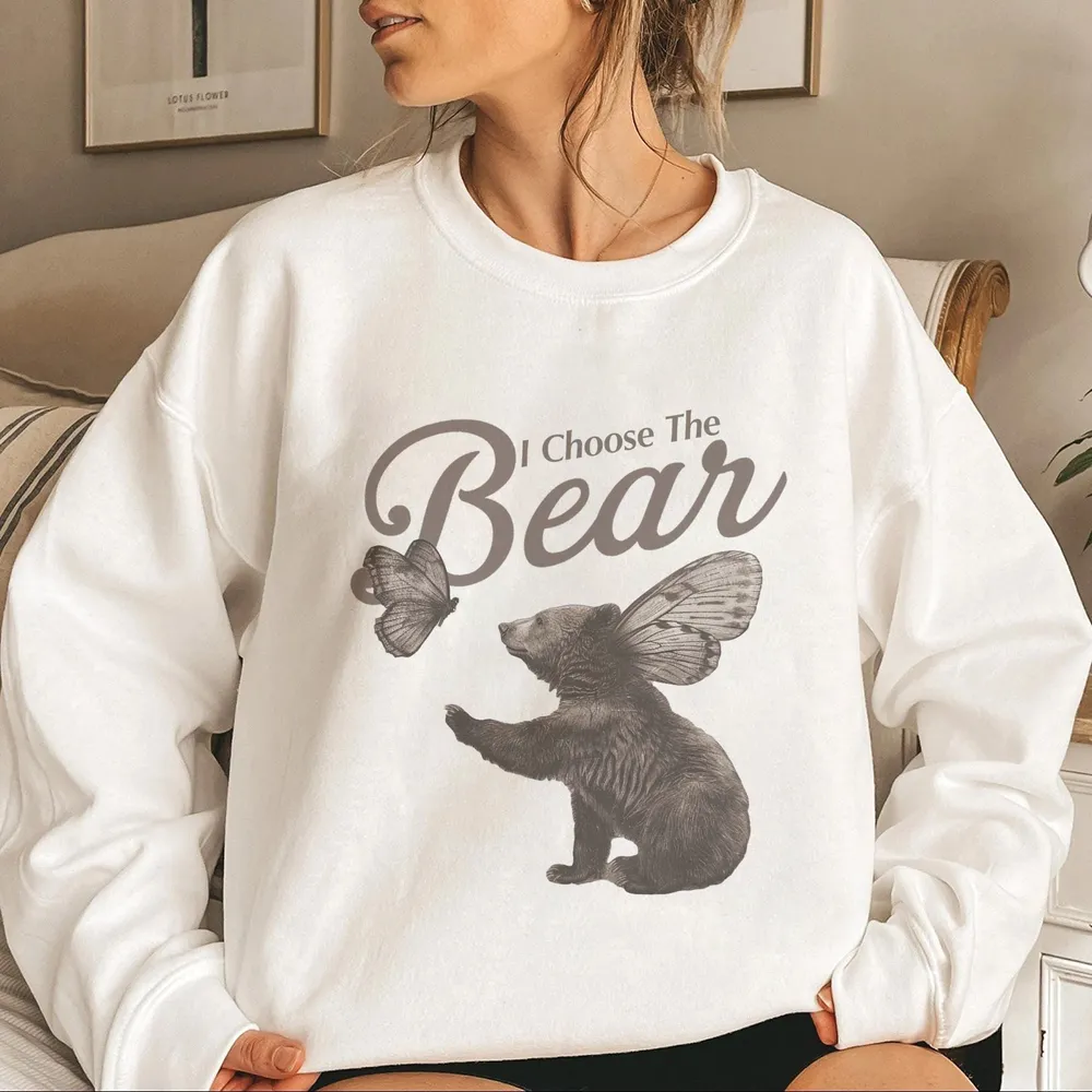 Bear With Butterfly Wings Vintage T Shirt, Retro 90s Bear Shirt, Butterly Retro Tee, Funny Unisex Adult Bear Graphic T Shirt, Cute Y2k Gift AIREQ1605 23