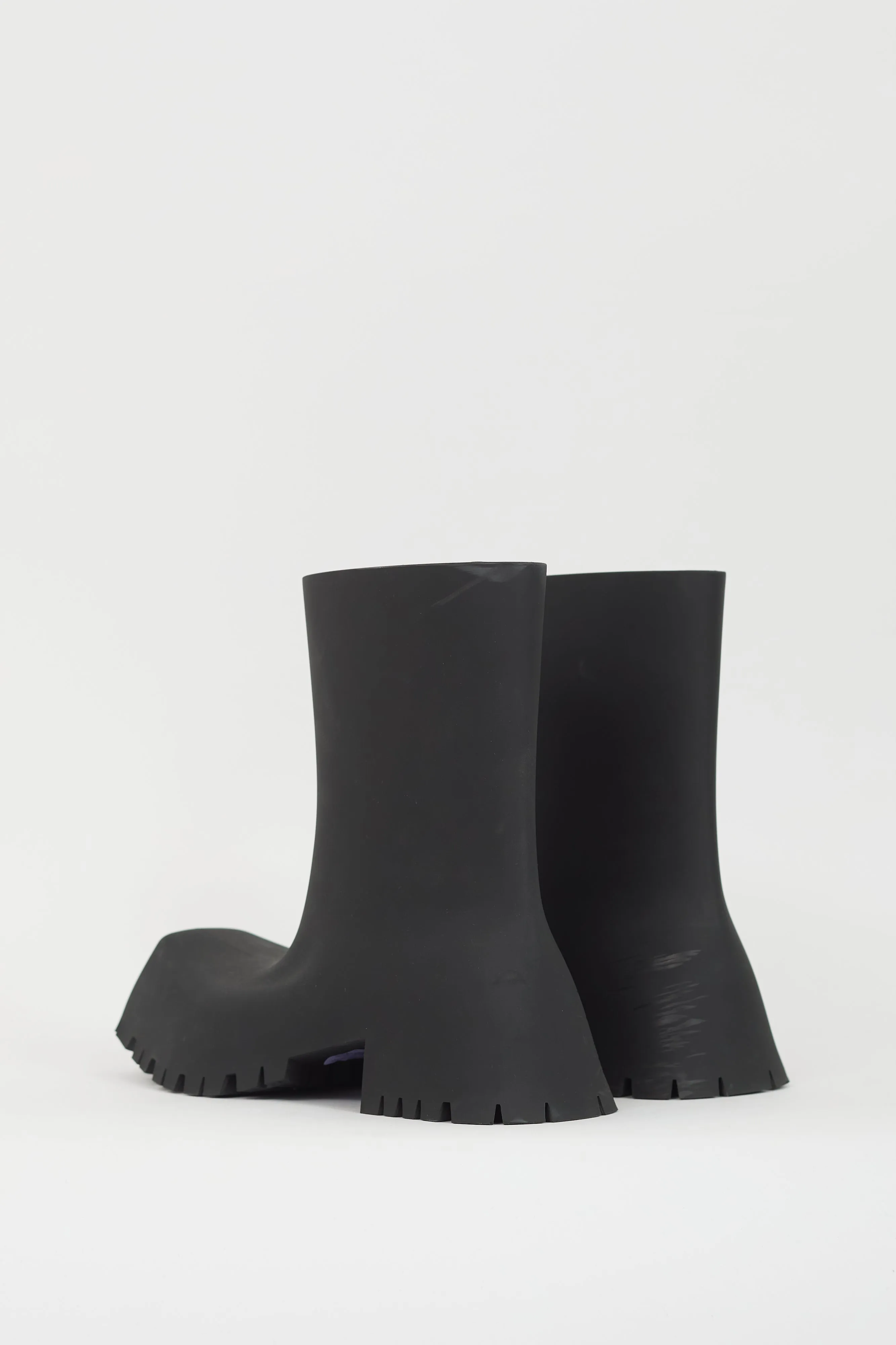Black Rubber Trooper Boot