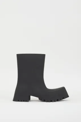Black Rubber Trooper Boot