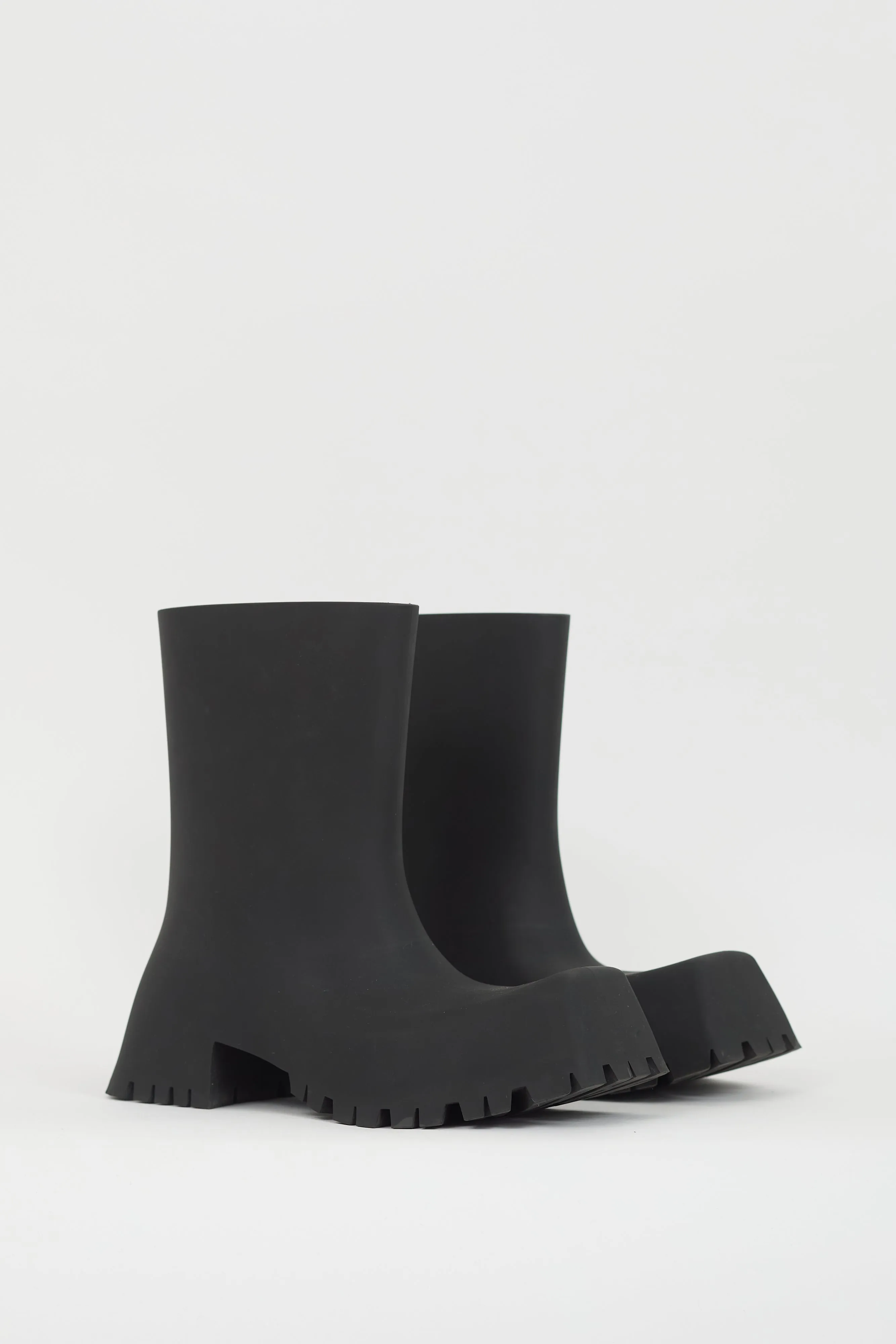 Black Rubber Trooper Boot