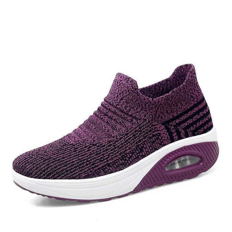 Cuzcare Women Orthopedic Shoes Air Cushion Slip-ons