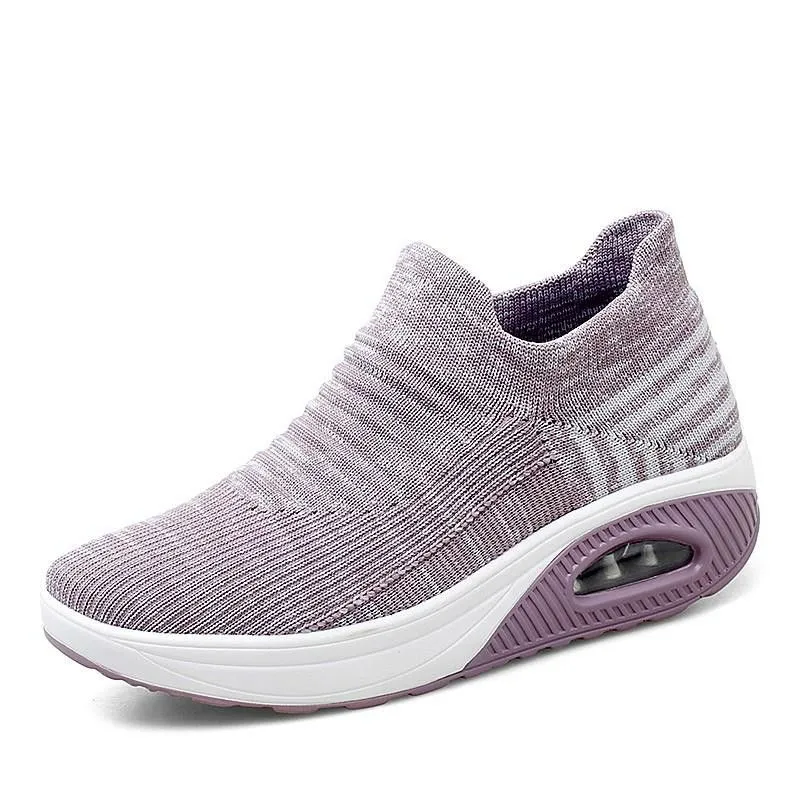 Cuzcare Women Orthopedic Shoes Air Cushion Slip-ons