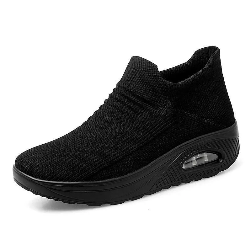 Cuzcare Women Orthopedic Shoes Air Cushion Slip-ons