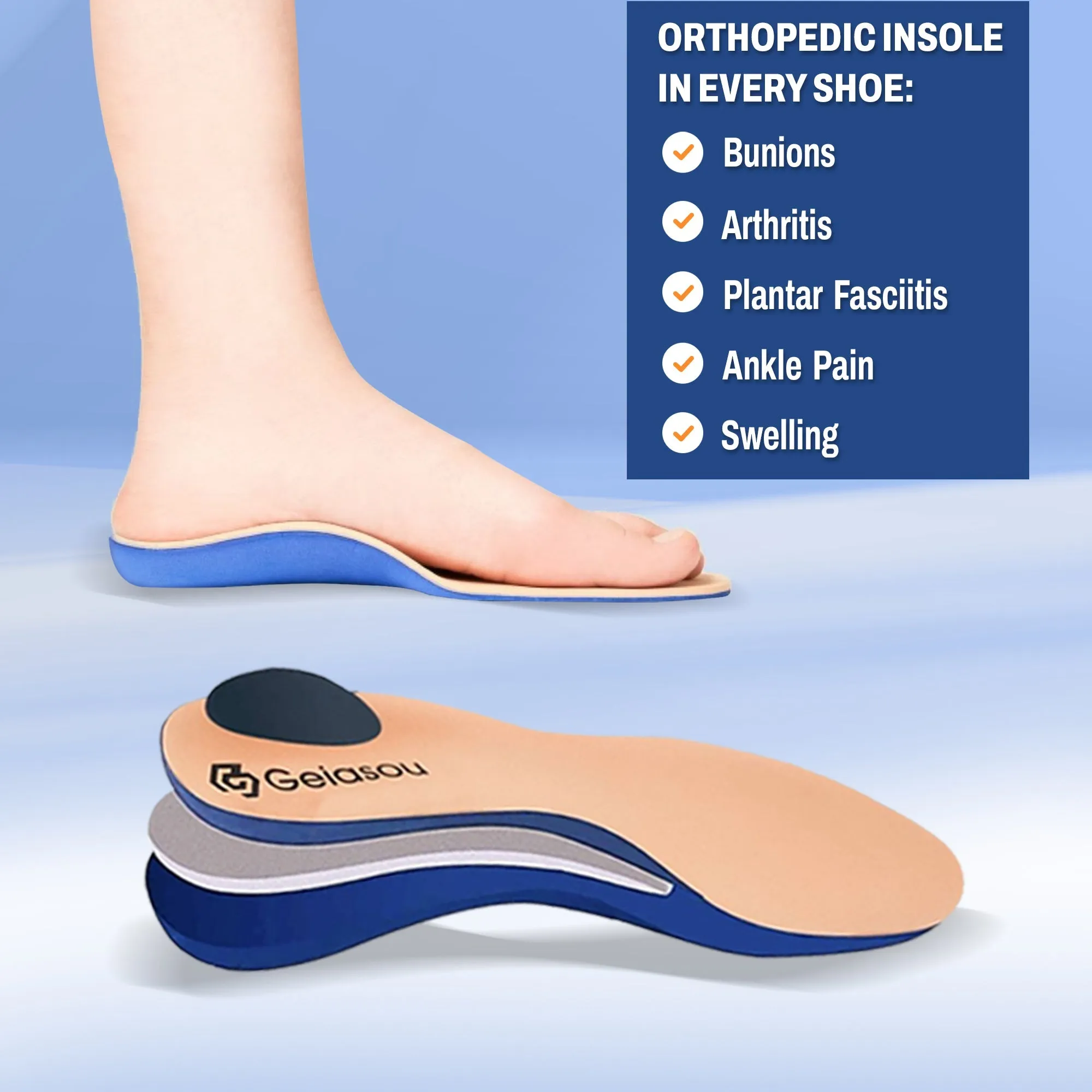 Cuzcare Women Orthopedic Shoes Air Cushion Slip-ons