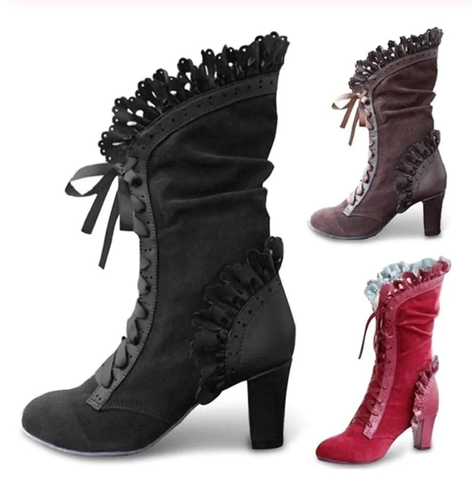 Daisy Suede Leather Boots