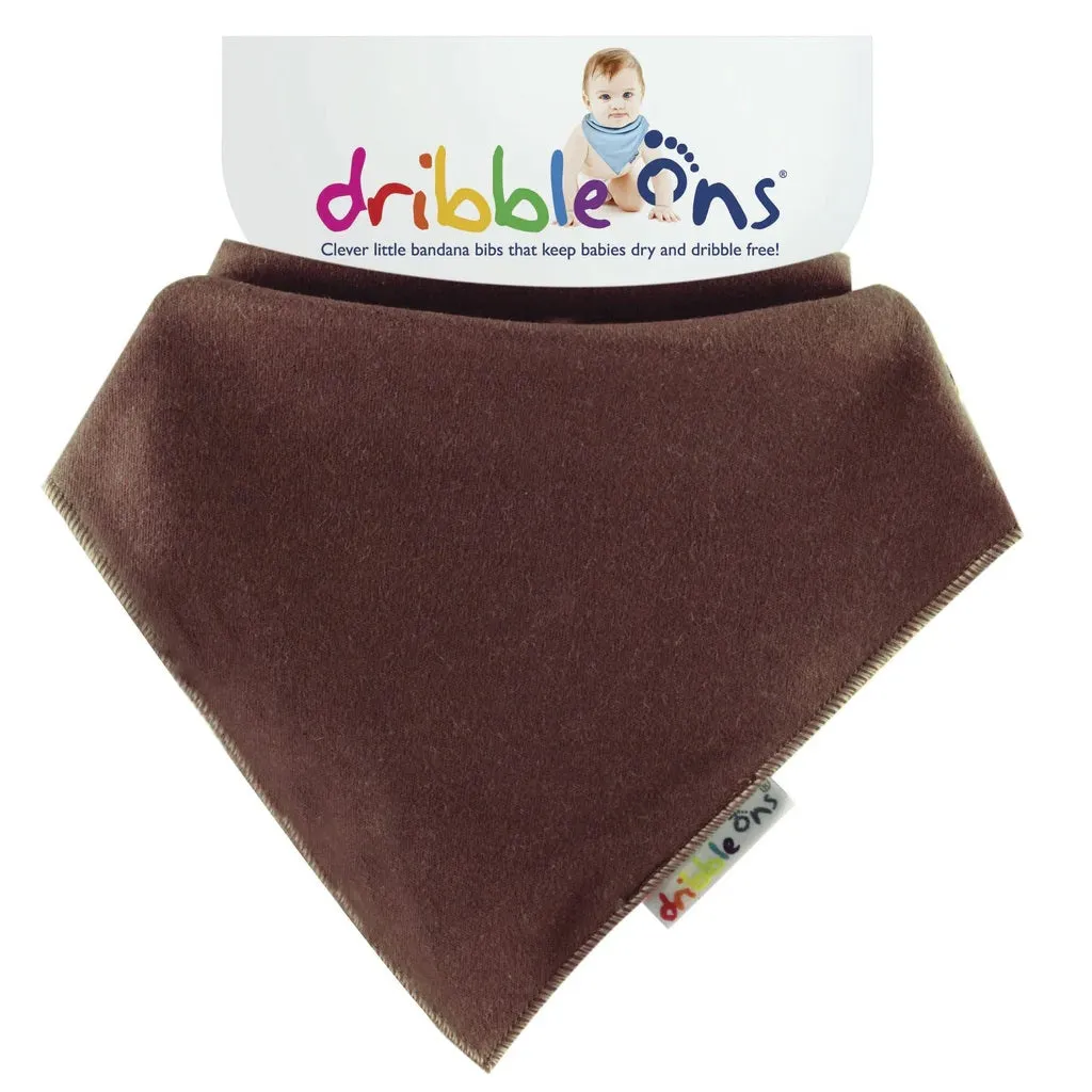 Dribble Ons Bib (Brown)