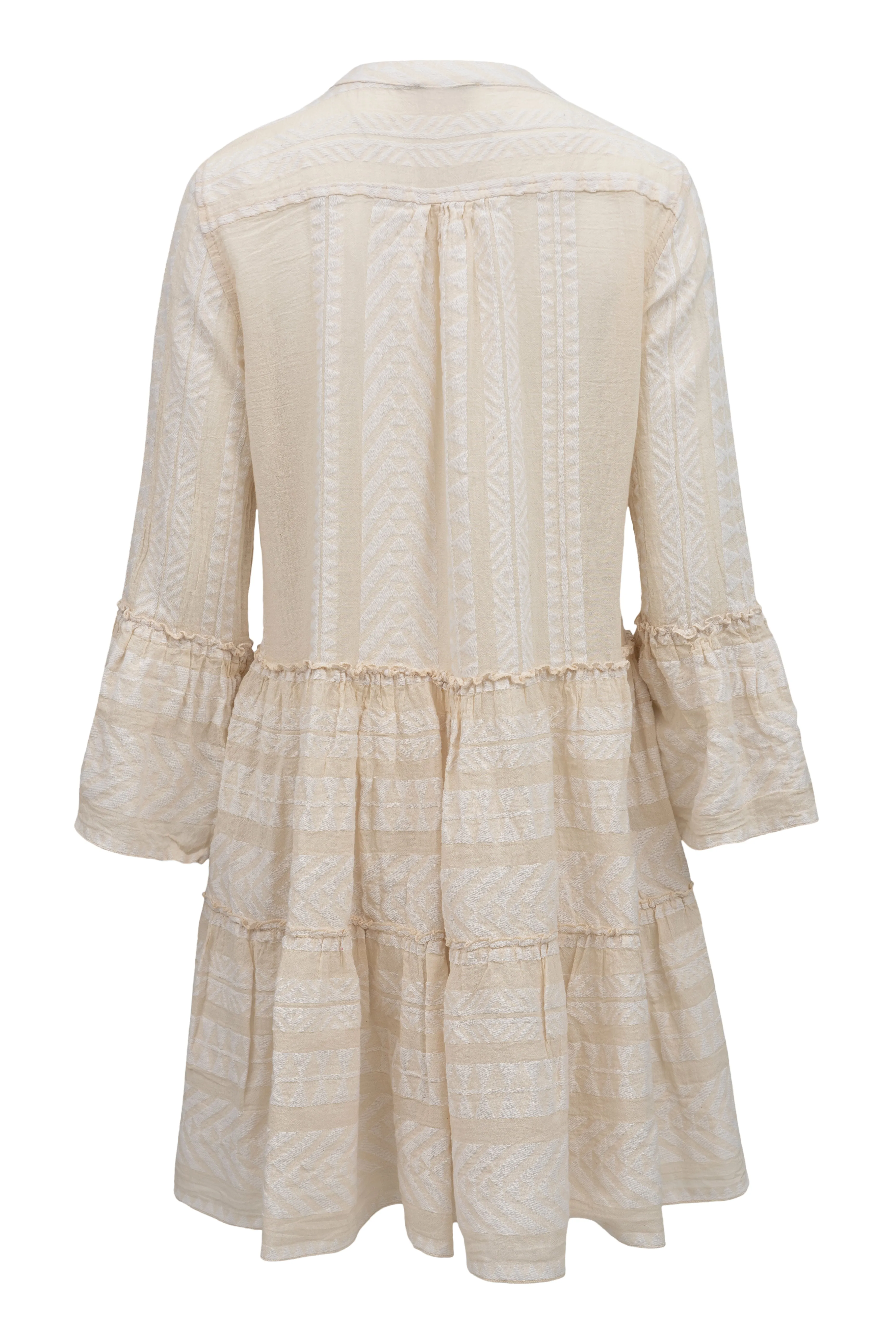 Ella Midi Dress - Ecru/Offwhite