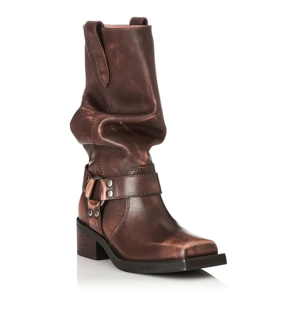 HARVEY | CHOC LEATHER