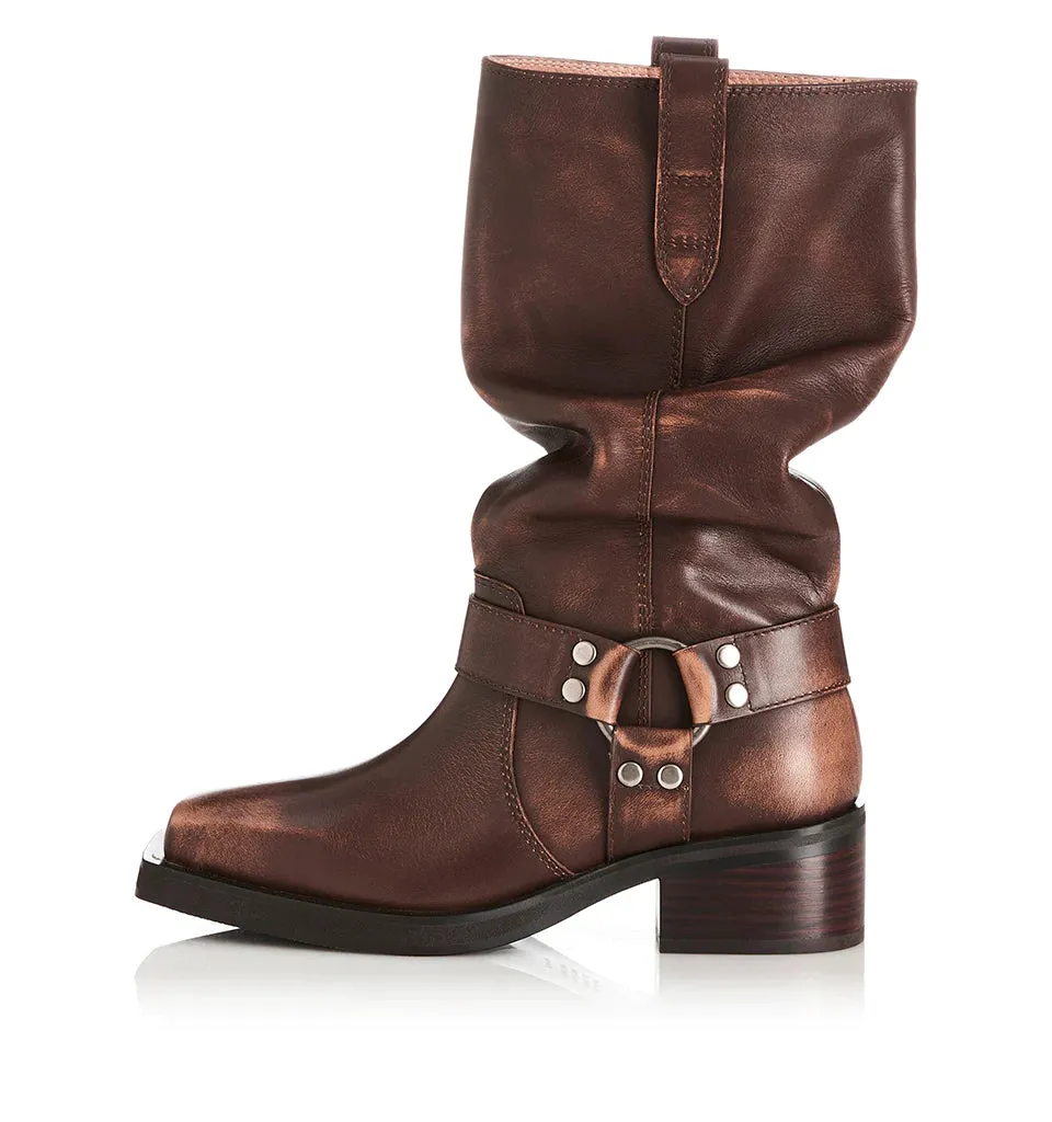 HARVEY | CHOC LEATHER
