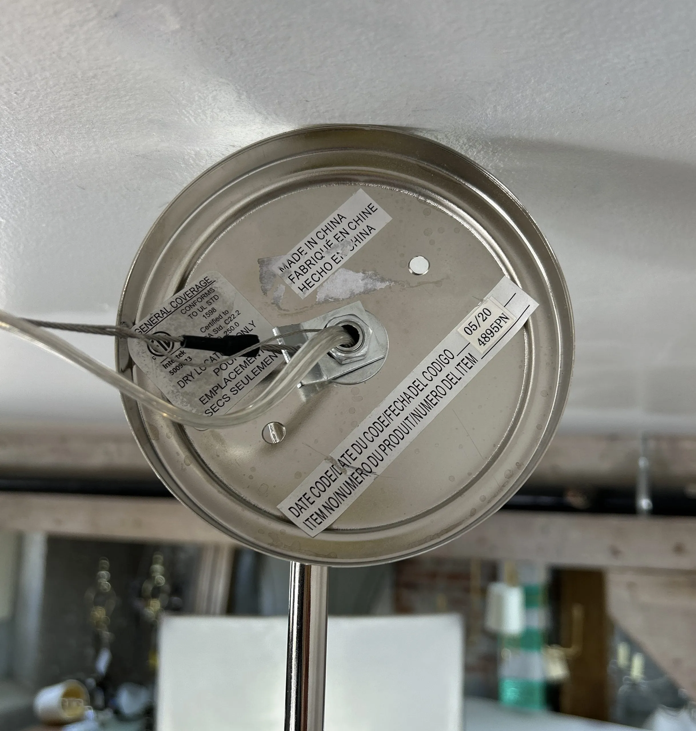 Hinkley Lighting Clarke Polished Nickel Ceiling Light