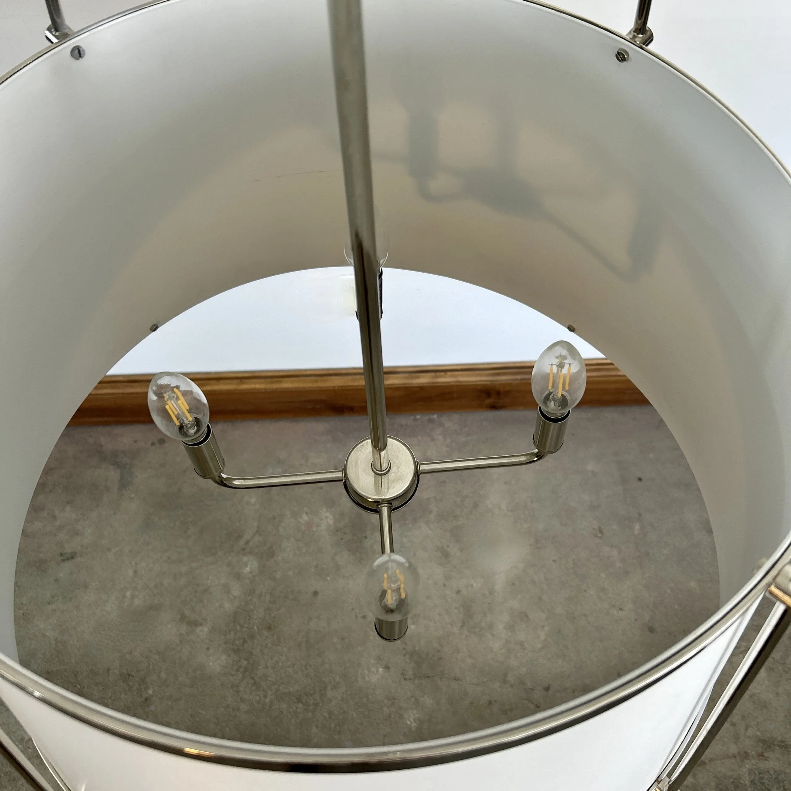 Hinkley Lighting Clarke Polished Nickel Ceiling Light