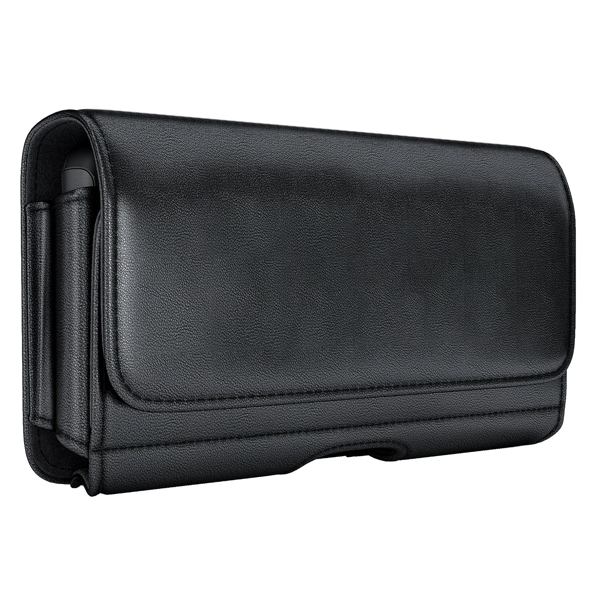 iPhone 14 Plus, 14 Pro Max Cell Phone Belt Holder Holster Case with ID Credit Card Holder