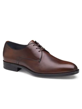 J & M Collection Flynch Cap Toe in Mahogany Italian Calfskin