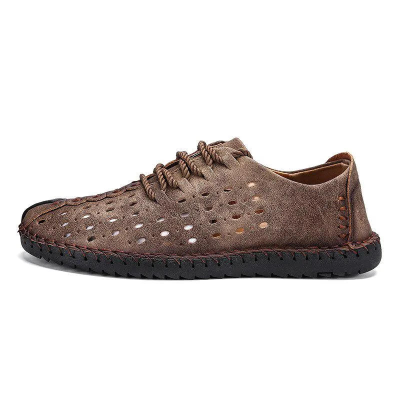 Men's Summer Casual Leather Moccasins