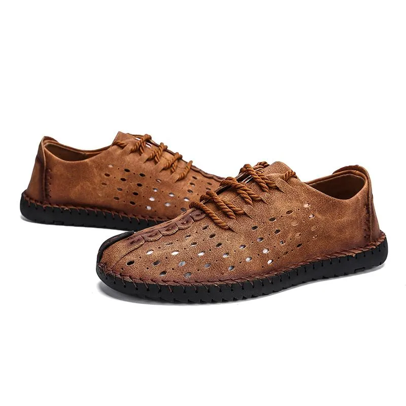 Men's Summer Casual Leather Moccasins