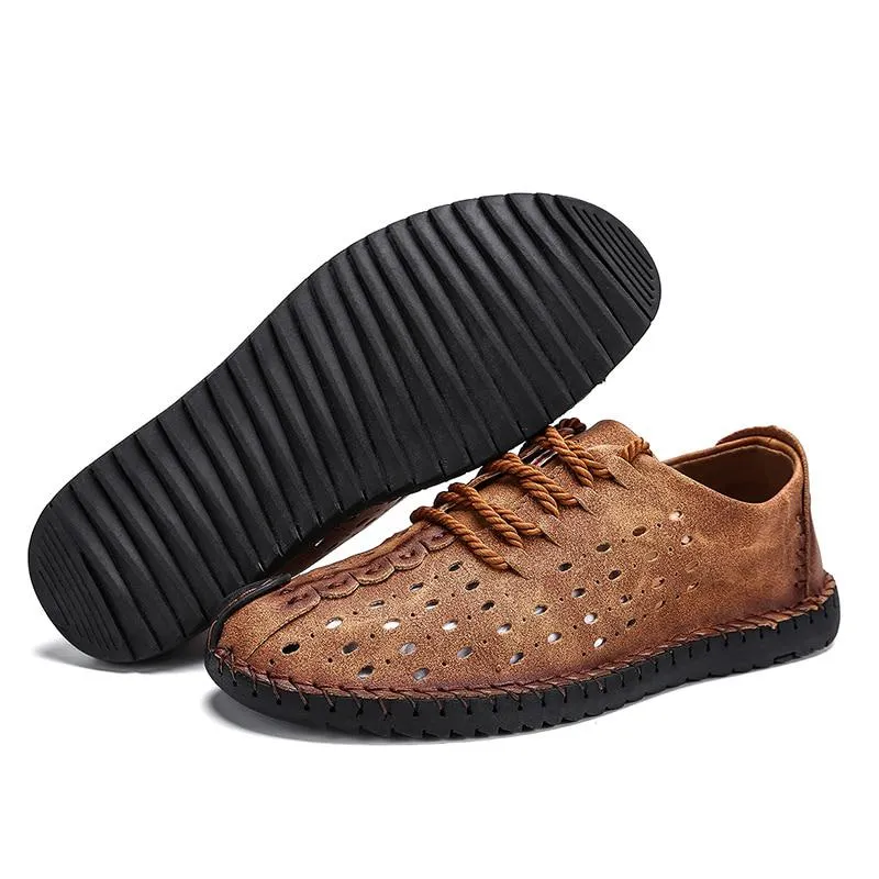 Men's Summer Casual Leather Moccasins
