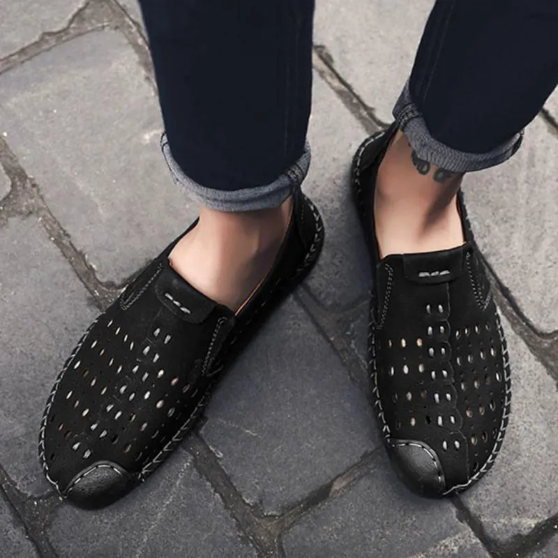 Men's Summer Casual Leather Moccasins