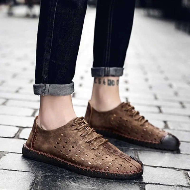Men's Summer Casual Leather Moccasins
