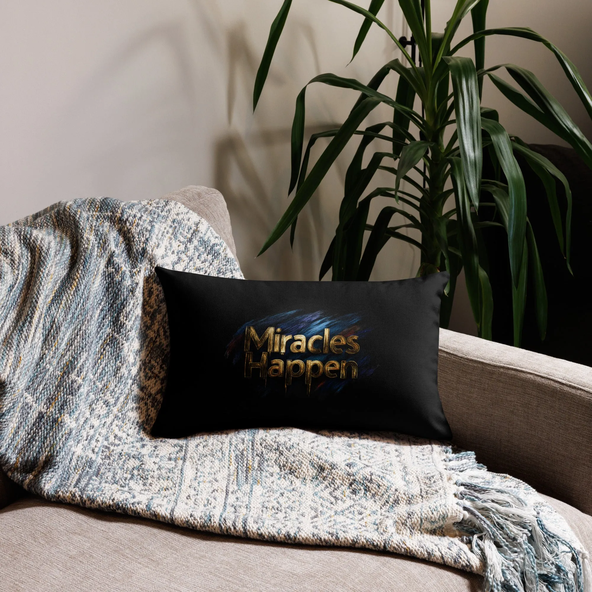 Miracles Happen: Infinite Possibilities Premium Pillow