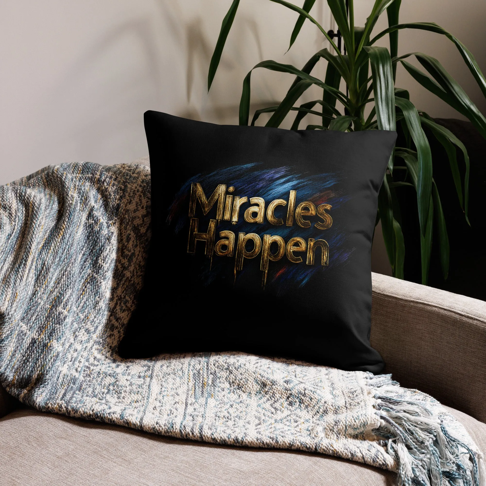 Miracles Happen: Infinite Possibilities Premium Pillow