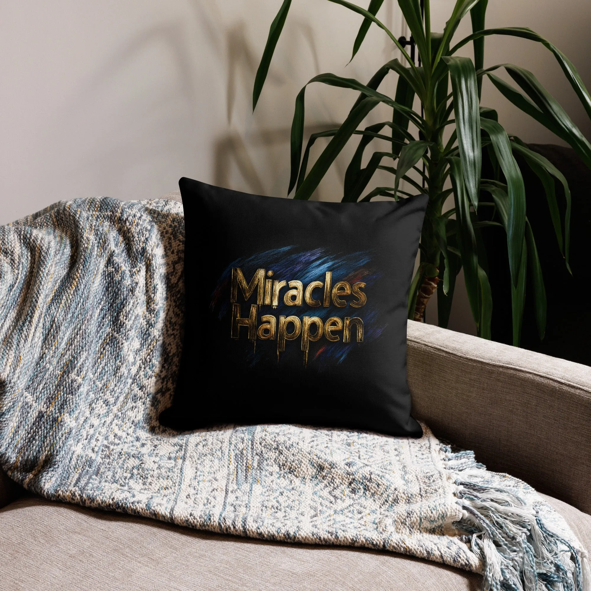 Miracles Happen: Infinite Possibilities Premium Pillow