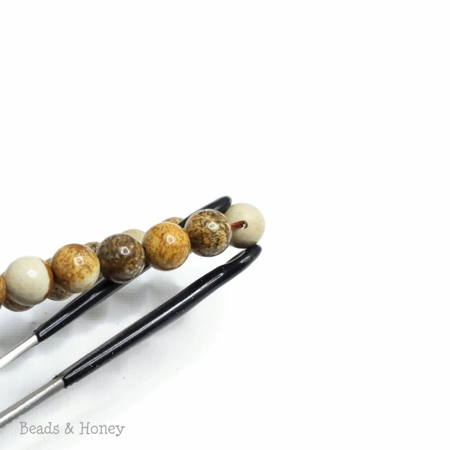 Picture Jasper Round 8mm (16 Inch Strand)