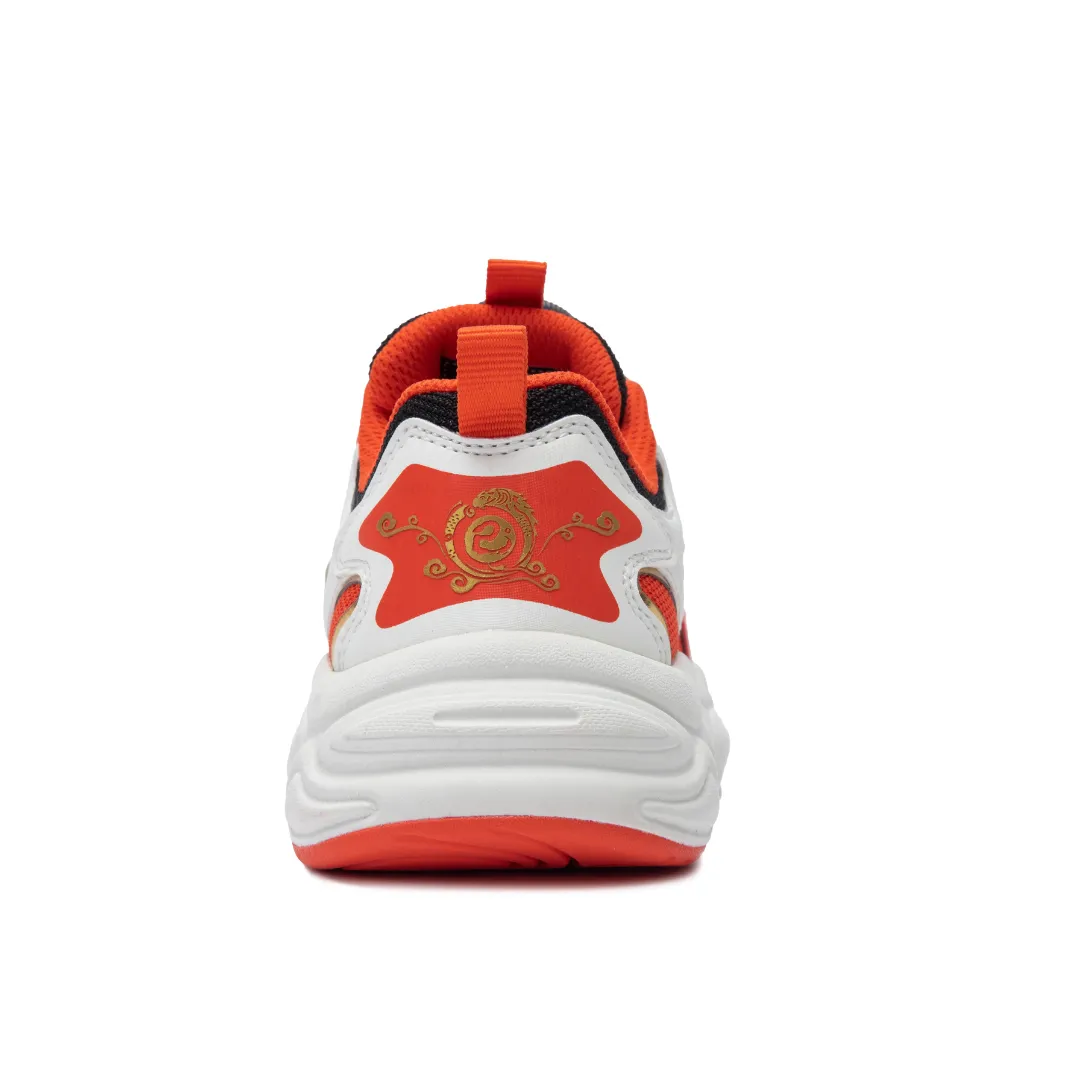 Rookie Chunky Sneaker Off-White/Red (Little Kids)